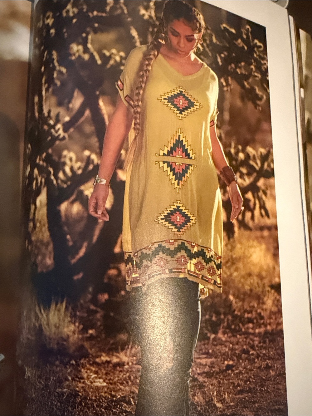 Double D Ranch Stair Stepped Mesa Tunic